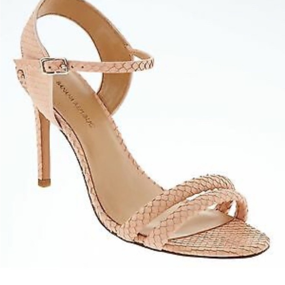 New Banana Republic double strap high heel size 8